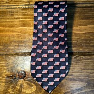Jimmy V Foundation Mens Necktie All Silk American Flag 🇺🇸